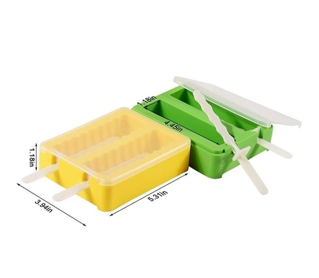 Summer Popsicle Silikonowe formy do lodu, Stackable Ice Cube Trays PP Material