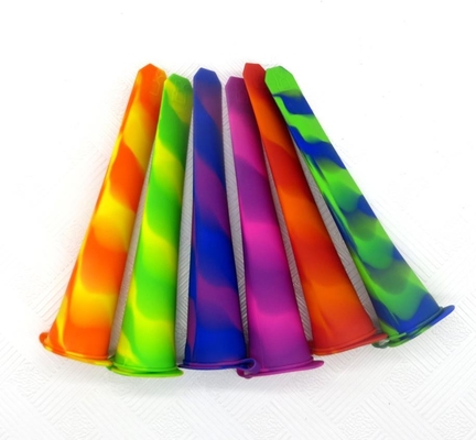 Camo Color Silikon Ice Cube Molds 6 kolorów Lolly Design Trwałe