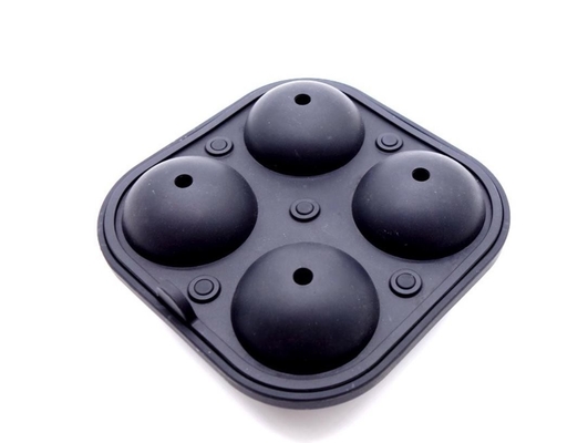 Big Bourbon Cocktail Silikonowe formy do lodu, Sphere Ice Molds 4 Cavity