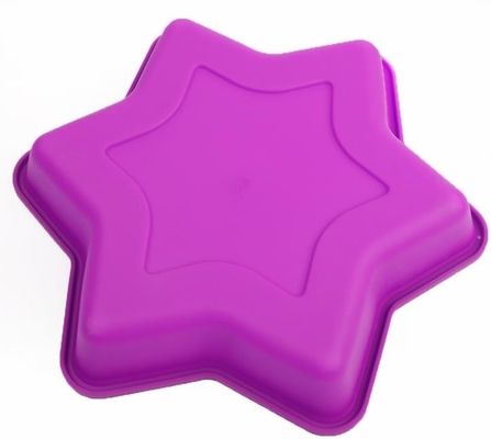 Food Grade Silicone Baking Tray, silikonowe formy do pieczenia Hexagram Custom Design