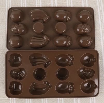 Owoce Custom Chocolate Bar Molds Tray Fancy Design Małe akcesoria Kirchen