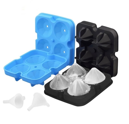 Formy silikonowe do kostek lodu 3D Diamond 12 * 12 * 3,8 CM do napojów