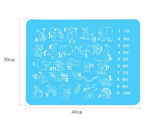 Animal Printing Silicone Kids Product, podkładka silikonowa dla dzieci dla małych dzieci