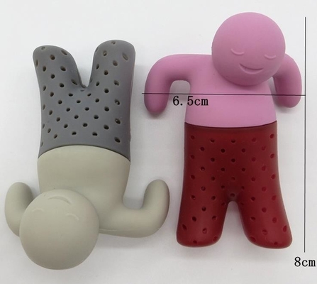 Dostępny bez BPA Mr Tea Standardowy silikonowy zaparzacz do herbaty FDA Dostępny w opakowaniu kartonowym