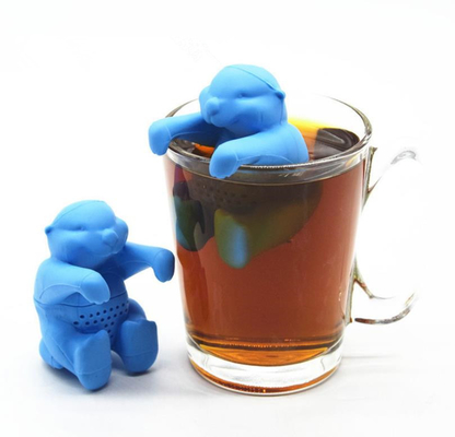 BPA Free Animal Otter Shaped Design Silikonowe torebki na herbatę klasy spożywczej
