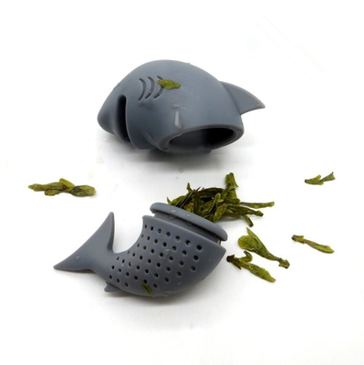 Sea Animal style Silikonowy zaparzacz do herbaty w kształcie rekina