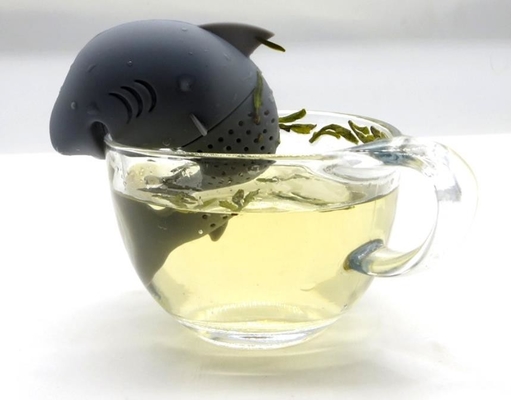 Sea Animal style Silikonowy zaparzacz do herbaty w kształcie rekina