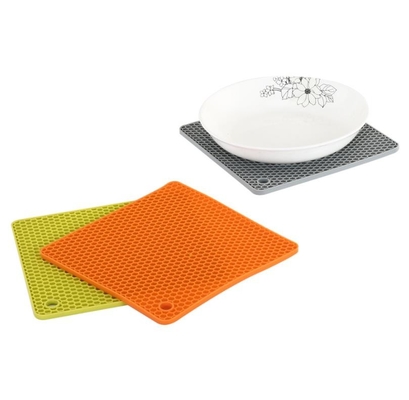 Małe plastry miodu silikonowe narzędzia kuchenne galwanicznie 18,2 * 18,2 * 0,6 cm dla dziecka