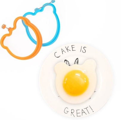 BPA Free Silikonowe narzędzia kuchenne Kształt kota do smażonego jajka