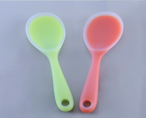 Food Grade Silicone Ryżowe Łyżki Narzędzia kuchenne z półprzezroczystym kolorem