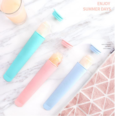 Nordic Color DIY Lody Silikonowe Formy Popsicle Commercial Food Grade Z Pokrywką